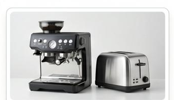 Pequeños electrodomésticos — freidoras de aire, cafeteras, aspiradoras